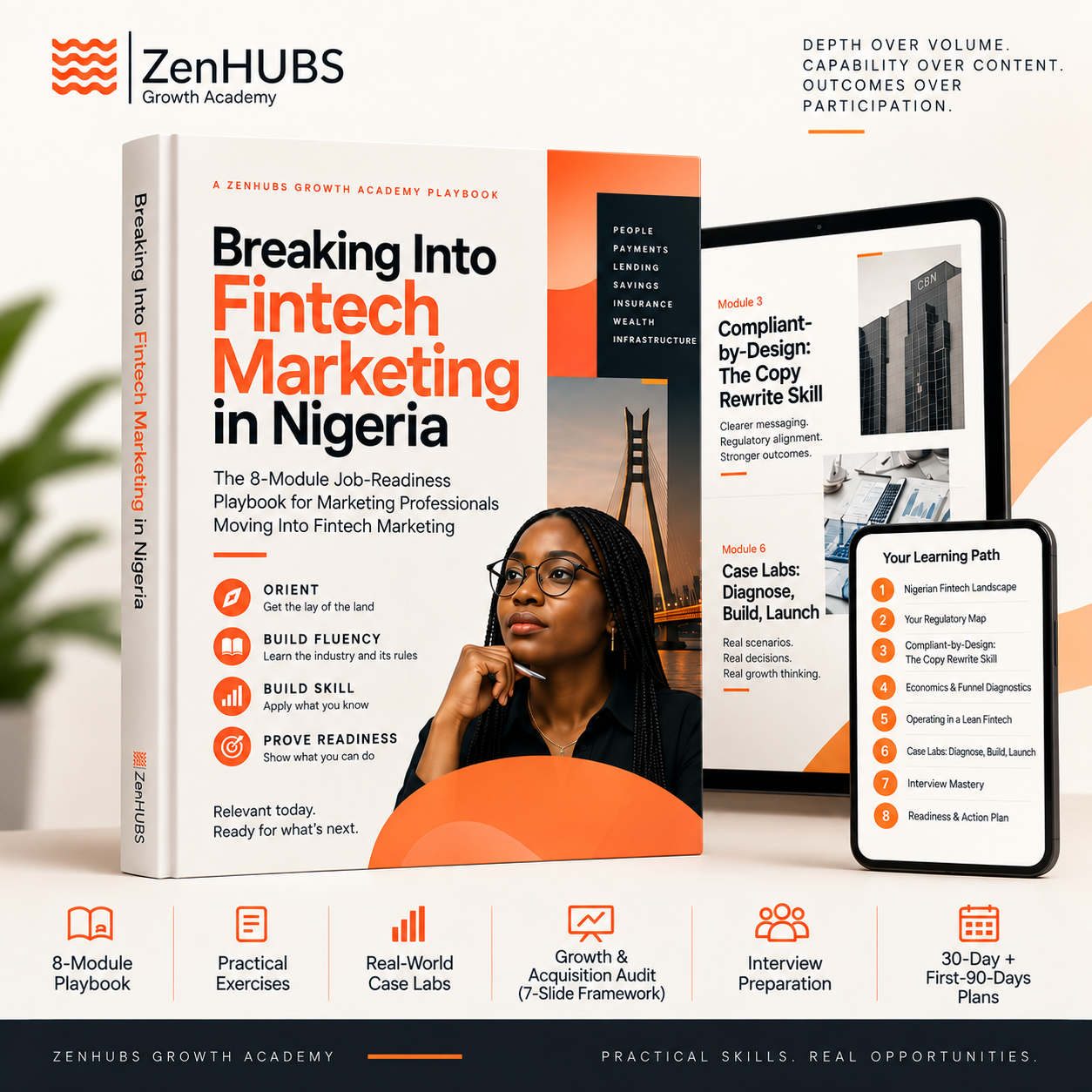 Breaking Into Fintech Marketing in Nigeria learning playbook mockup